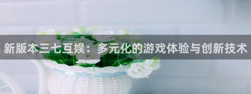 pp电子技术有限公司：新版本三七互娱：多元化的游戏体验与创新技术