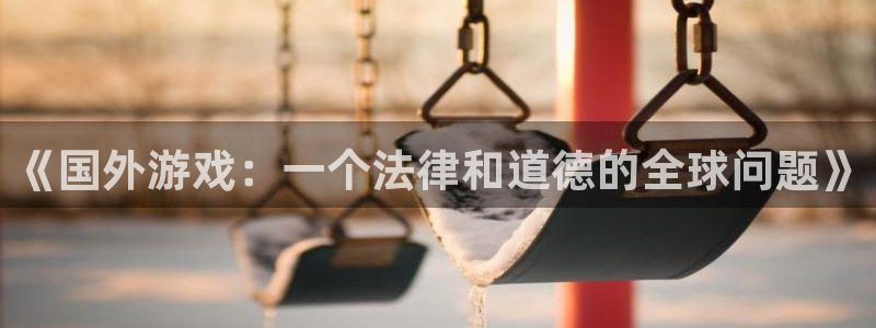 lvncespp电子衣服：《国外游戏：一个法律和道德的全球问题》