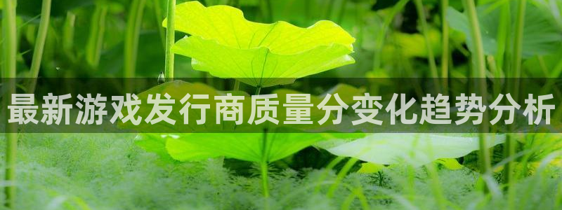 pp电子官网的钱能提出来吗：最新游戏发行商质量分变化趋势分析